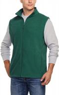 tsla men's full zip polar fleece vest: the ideal sleeveless winter jacket for outdoor enthusiasts logo