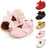 👑 stylish miamooi bowknot princess moccasins: lightweight girls' flats for comfort & fashion логотип