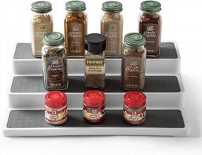 img 1 attached to Maximize Space And Get Organized With BINO'S 3-Tiered Spice Rack Organizer For Your Home Pantry And Kitchen!