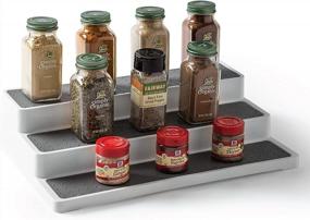 img 4 attached to Maximize Space And Get Organized With BINO'S 3-Tiered Spice Rack Organizer For Your Home Pantry And Kitchen!