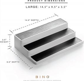 img 2 attached to Maximize Space And Get Organized With BINO'S 3-Tiered Spice Rack Organizer For Your Home Pantry And Kitchen!