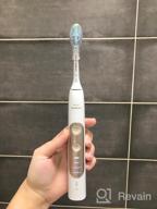 img 3 attached to Black Philips Sonicare HX9690/05 ExpertClean 7500 Bluetooth Rechargeable Electric Power Toothbrush review by Alvin Sia ᠌
