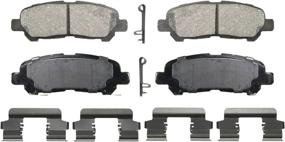 img 4 attached to 🔷 Wagner QuickStop Ceramic Disc Brake Pad Set ZD1325