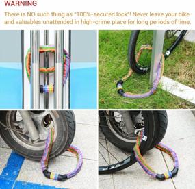 img 1 attached to Secure Your Bike With The Sportneer 5-Digit Resettable Combination Anti-Theft Bicycle Chain Lock