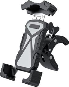 img 4 attached to 🚲 KoolleFit Bike Phone Mount - Universal Motorcycle & Bicycle Cell Phone Holder for iPhone 13 & 12 (4.7"-6.8")