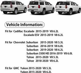 img 3 attached to Высококачественные опорные стойки для 2015-2020 Chevrolet Suburban Tahoe GMC Yukon Cadillac Escalade - замена заднего левого силового люка