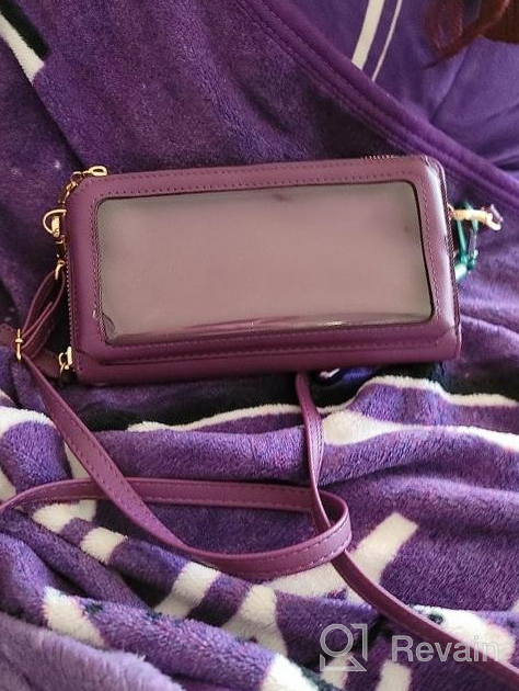 img 1 attached to Stay Stylish And Secure With Women'S Touch Screen Wristlet Handbag With RFID Protection review by Greg Birchfield