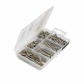 img 2 attached to 304 Stainless Steel M3 Flat And Pan Head Machine Screw Assortment Kit, 260 Pcs - T.K.Excellent
