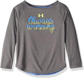 img 2 attached to 👕 Top-Notch Under Armour Toddler Sleeve T Shirt: Durable and Stylish Girls' Clothing for Active Youngsters