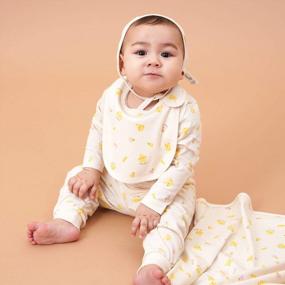 img 2 attached to Natural Goodness For Your Little Bundle - 7 Piece 100% Organic Cotton Layette Set For Newborns By WithOrganic