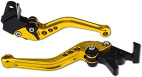 img 1 attached to Krace Motorcycle Clutch Brake Levers Set Fit For Yamaha YFM 700R Raptor 700 2008 2009 2010 2011 2012 2013 2014 2015 2016 2017 2018 Adjustable W