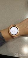 img 1 attached to 📱 Renewed Samsung Galaxy Watch (42mm) Smartwatch (Bluetooth) Compatible with Android/iOS - SM-R810 International Version - No Warranty, Rose Gold Color review by En En Shiu ᠌