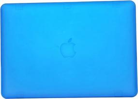 img 2 attached to Se7Enline Aqua Blue MacBook Air 11-дюймовый чехол A1465/A1370 2010-2016 — жесткий чехол с сумкой, чехлом для клавиатуры, защитной пленкой для экрана и пылезащитной заглушкой — совместим с ноутбуком