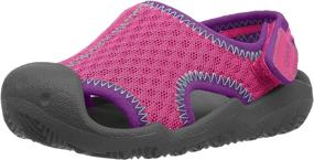 img 4 attached to Crocs Kids Swiftwater Sandal Toddler Boys' Shoes ~ Sandals