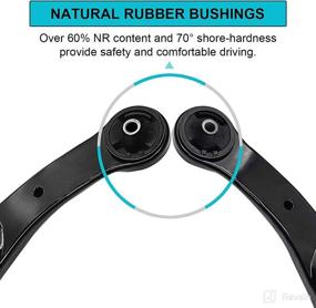 img 2 attached to 🔧 High-Performance TOTRAIT Front Lower Control Arms with Enhanced Ball Joints for 2003-2008 Pontiac Vibe, 2000-2005 Toyota Celica, 2003-2013 Toyota Corolla, 2003-2008 Toyota Matrix.