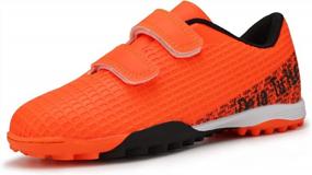 img 4 attached to Hawkwell Soccer Shoes For Kids - Indoor Athletic Footwear For Toddlers, Little Kids, And Big Kids
