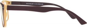 img 2 attached to Chic Matte Rubber Reading Glasses With Hipster Style And Spring Hinges