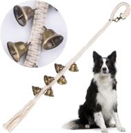 🐶 gomugomu antique hanging door bells for dogs - boho macrame design for potty training логотип