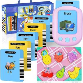 img 4 attached to 🎓 Interactive Learning Flash Cards, Speech Development Toys for Children Ages 1-5