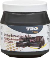 🛋️ revive and restore: 300ml leather renovating balm for sofas, car seats, and leather furniture – grey, 10.14 fl. oz. logo