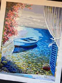 img 8 attached to Silent Harbour Pattern Paint By Numbers Kit For Adults And Kids - DIY Acrylic Painting Fun!