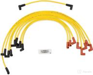 🔥 high-performance accel 4048 spark plug wire set - 8mm - vibrant yellow with hei stock style boots логотип