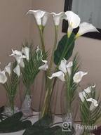 картинка 1 прикреплена к отзыву 20Pcs Lifelike Artificial Calla Lily Flowers Purple For DIY Bridal Bouquet Centerpieces - Veryhome Home Decor (Purple White) от Dwayne Quarles