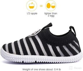img 1 attached to 👟 Non-Slip Infant Sneakers: Baby Shoes for Boys and Girls, Ideal for First Walkers (6-24 Months)