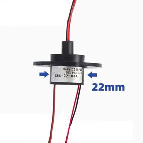 img 1 attached to Taidacent Plastic Small Size Slip Ring Rotating Electrical Connectors Collector Ring For Gimbal Fishing Wheel Robot Electrical Test Equipment (OD 8.5Mm 4 Ways 1A A Type)