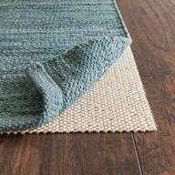 rugpadusa - super-lock natural - 2'x3' - 1/8" thick - natural rubber - gripping open weave rug pad - more durable than pvc alternatives, safe for all floor types логотип