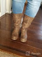 img 1 attached to Stylish Biker Boots For Women - GlobalWin Mid-Calf Dress Boots review by Daniel Drury