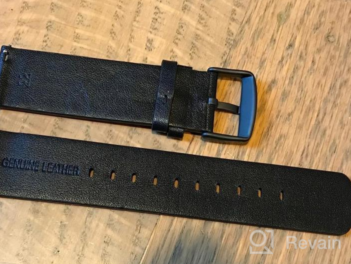 img 1 attached to 18Mm 20Mm 22Mm Quick Release Leather Watch Bands For Men & Women | WOCCI Flexible Replacement Straps review by David Mcdonald