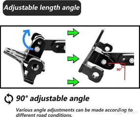 img 1 attached to Universal Motorcycle Rear Fender LED Light - LKV Motorcycle License Plate Bracket Fender Eliminator Kit with Holder