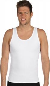 img 2 attached to Men'S Compression Tank Top With Slimming SPANX Technology