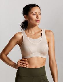 img 1 attached to Stay Comfortable And Supported With SYROKAN Women'S Plus Size High Impact Sports Bra