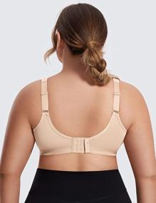 img 3 attached to Stay Comfortable And Supported With SYROKAN Women'S Plus Size High Impact Sports Bra