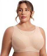 stay comfortable and supported with syrokan women's plus size high impact sports bra логотип