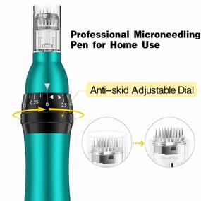 img 2 attached to Electric Microneedling Pen Professional Kit With 20 Replacement Cartridges And Storage Bag For Face And Body Home Use- Boost Collagen Production And Improve Skin Texture With Derma Pen.