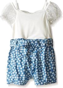 img 2 attached to 👗 Stylish and Trendy: Bonnie Jean Girls Little Romper - Perfect Jumpsuits & Rompers for Girls!