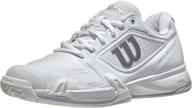 🎾 stay ahead on the court with wilson women's tennis white pearl shoes at athletic logo