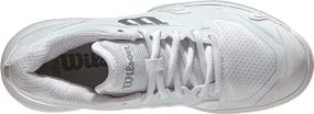 img 1 attached to 🎾 Stay ahead on the court with Wilson Women's Tennis White Pearl Shoes at Athletic