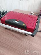 img 1 attached to Sandwich maker Kitfort KT-1609 Panini Maker, red review by Edyta Nowicka ᠌