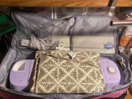 картинка 1 прикреплена к отзыву 👜 KGMCARE Double-Layer Travel Tote Bag for Cricut Explore Air and Maker - Purple от John Blanco