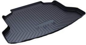 img 4 attached to 🔝 Top-rated Caartonn Trunk Cargo Mat & Liner for CRV 2012-2016 - Premium Quality Cargo Tray and Floor Cover