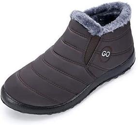 img 1 attached to Warm And Comfortable HARENCE Womens Snow Boots For Outdoor Adventures