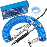 🔧 versatile ailbiuko air seat blow gun kit for trucks & trailers: tire inflation & dust blowing with coiled air hose логотип