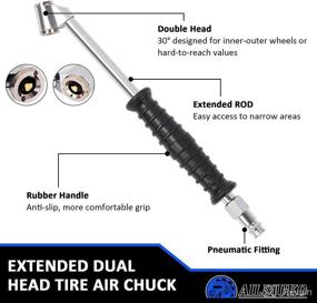 img 1 attached to 🔧 Versatile Ailbiuko Air Seat Blow Gun Kit for Trucks & Trailers: Tire Inflation & Dust Blowing with Coiled Air Hose