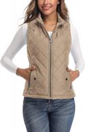 chic and lightweight women's quilted vest - perfect for any outfit! logo