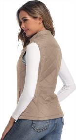 img 1 attached to Chic And Lightweight Women'S Quilted Vest - Perfect For Any Outfit!