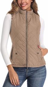 img 3 attached to Chic And Lightweight Women'S Quilted Vest - Perfect For Any Outfit!
